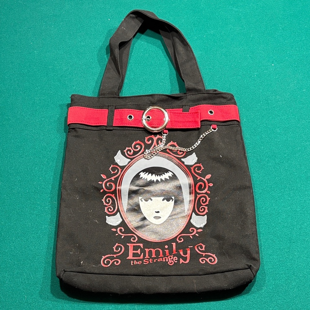 Emily the Strange Black and Red vintage tote bag